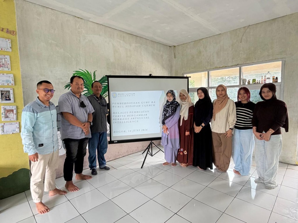 Universitas Budi Luhur Jakarta Laksanakan Pengabdian kepada Masyarakat melalui Pelatihan Pembuatan Cerita Bergambar Berbasis Artificial Intelligence di RA Nurul Hidayah Cijeruk